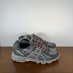 Asics - Gel Venture 6 Athletic Shoes Gray Orange - Women’s 10